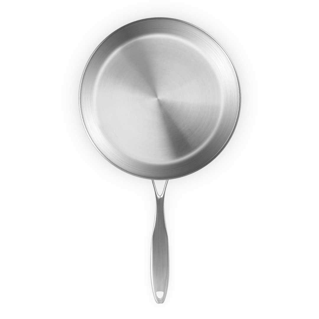 SOGA Stainless Steel Induction Fry Pan Set 24cm & 28cm