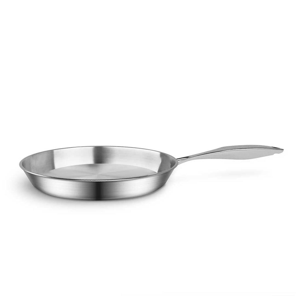 SOGA Stainless Steel Induction Fry Pan Set 24cm & 28cm