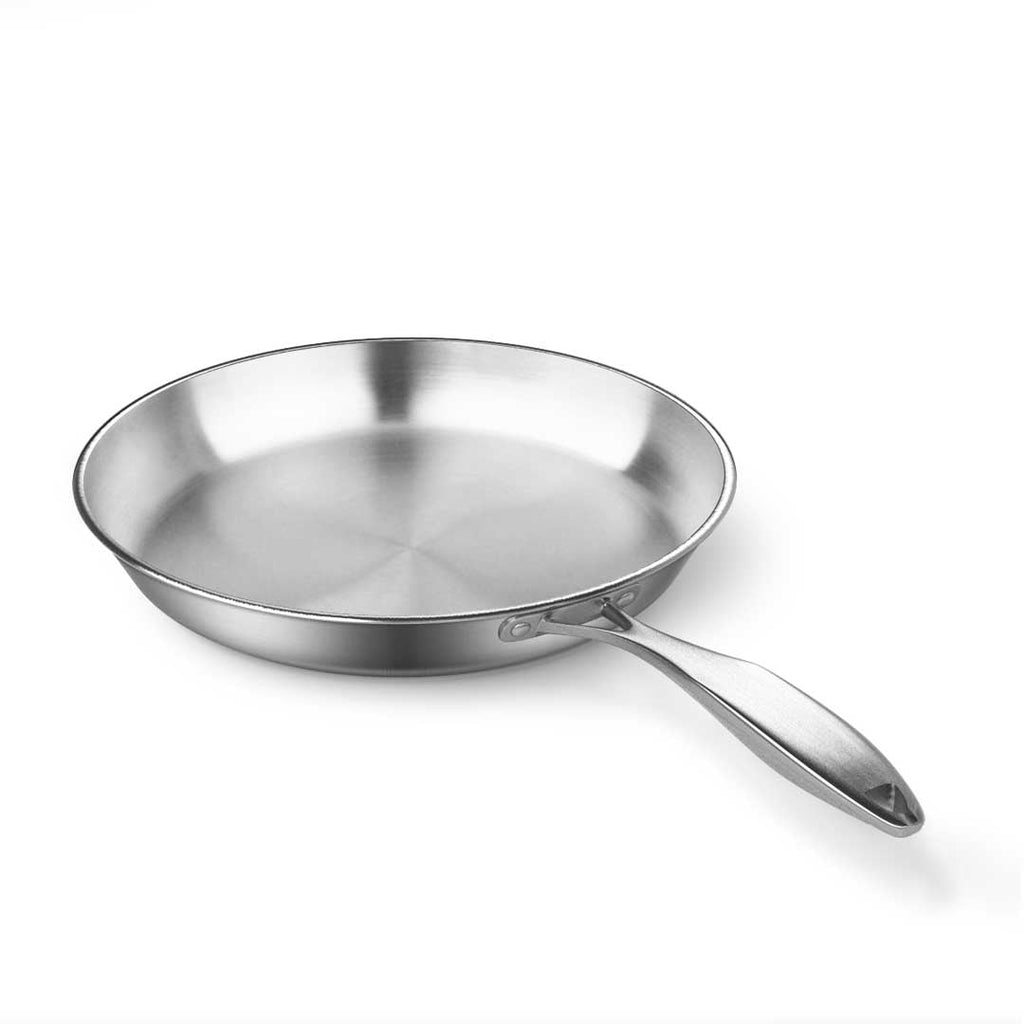 SOGA Stainless Steel Induction Fry Pan Set 24cm & 28cm