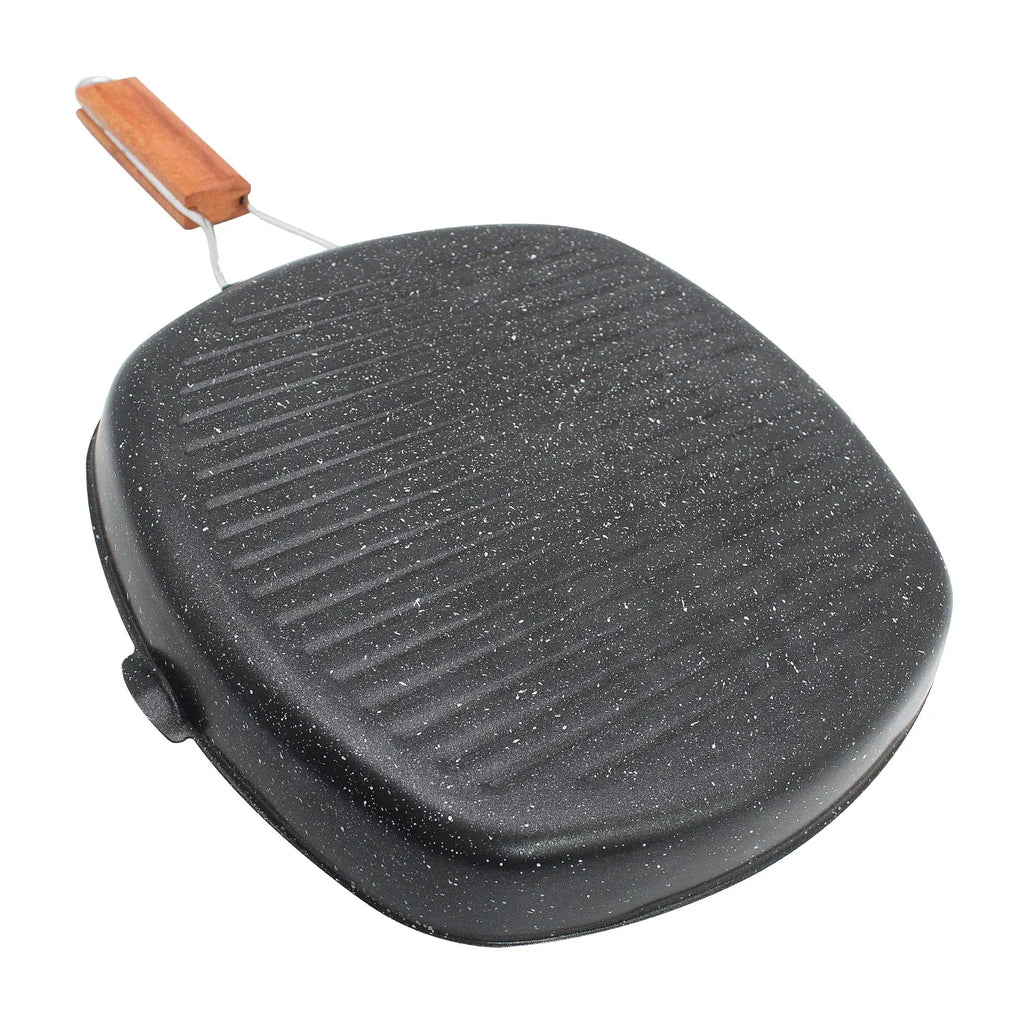 NNEOBA 1pc Foldable Iron Steak Skillet